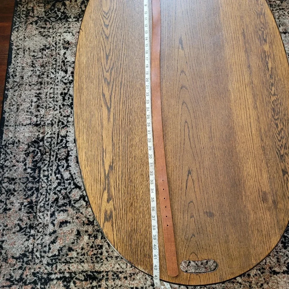 Levi's 501 Original Brown Leather Men's 43 Inch Belt